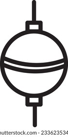 Bobber Fish Fishing Outline Icon