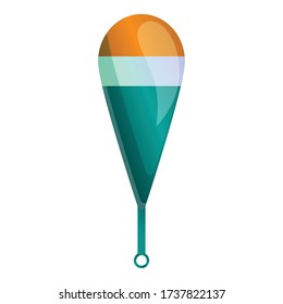 Bobber float icon. Cartoon of bobber float vector icon for web design isolated on white background