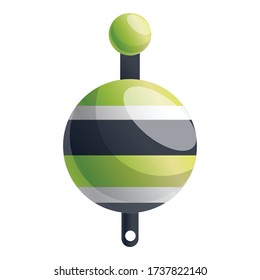 Bobber icon. Cartoon of bobber vector icon for web design isolated on white background