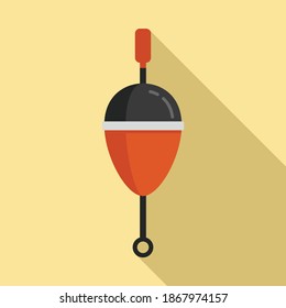 Bobber icon. Flat illustration of bobber vector icon for web design