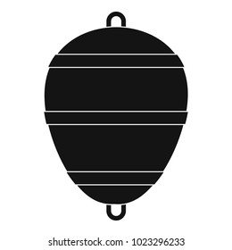 Bobber icon. Simple illustration of bobber vector icon for web