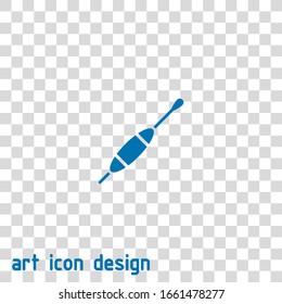 bobber vector icon on white background