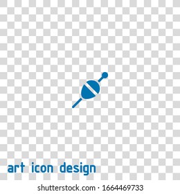 Bobber-Vektorillustration-Symbol auf weißem Hintergrund