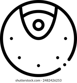 bobbin icon. Thin Linear Style Design Isolated On White Background