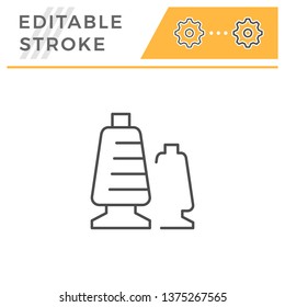 Bobbin thread line icon