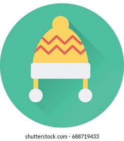 
Bobble Hat Vector Icon
