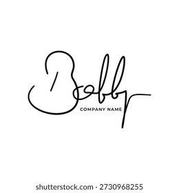Diseño de Vector con logotipo de Bobby
