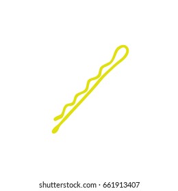 bobby pin (hair pin) doodle icon