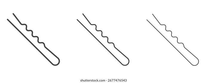Diseño del icono del perno de bobby, conveniente para el Web, la infografía, la interfaz y los App.
