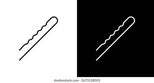 Plantilla de símbolo de icono de pin de bobby para Ilustración vectorial de logotipo de colección gráfica y de Diseño web