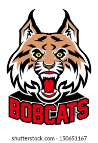 Bobcat Head Mascot