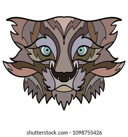 Bobcat head tattoo 