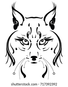Bobcat head tattoo