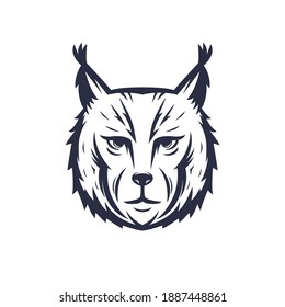 bobcat or lynx, vector art
