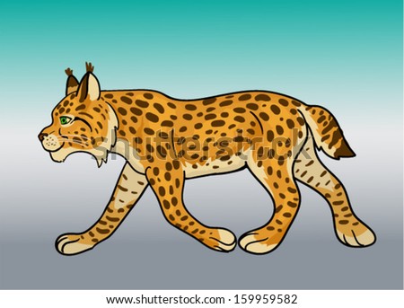 Bobcat Vector Stock Vector (Royalty Free) 159959582 - Shutterstock