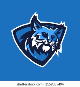 Bobcat/lynx Sport Gaming Mascot Logo Template