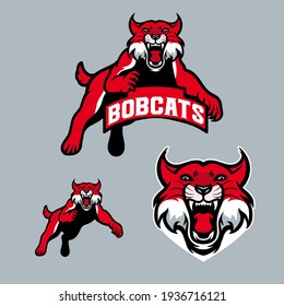 Bobcats Illustration Sport Logo Vector