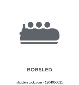 Bobsled icon. Bobsled design concept from  collection. Simple element vector illustration on white background.