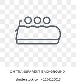 Bobsled icon. Bobsled design concept from  collection. Simple element vector illustration on transparent background.