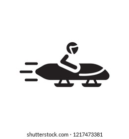 Bobsled icon. Trendy Bobsled logo concept on white background from Winter collection. Suitable for use on web apps, mobile apps and print media.