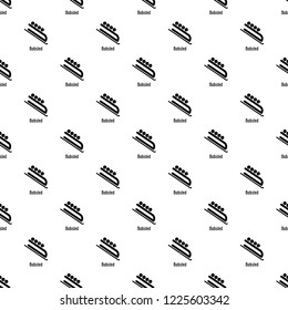 Bobsled pattern seamless vector repeat geometric for any web design