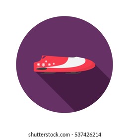 Bobsleigh color icon. Flat design for web and mobile