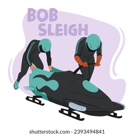 Bobsleigh, A Thrilling Winter Sport, Involves Teams Of Athletes Racing Down Narrow, Icy Tracks In A Sleek, Aerodynamic Sled. Precision, Speed, And Teamwork Essential For This Exhilarating Competition