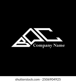 Conception logo BOC, logo simple et moderne BOC. Conception alphabet luxueuse BOC  