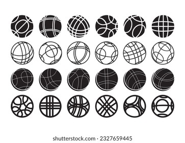 Bocce Ball Vector For Print, Bocce Ball Clipart, Bocce Ball vector Illustration