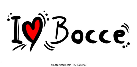 Bocce love