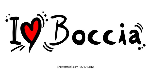 Boccia love