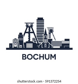 Bochum City Skyline, Germany