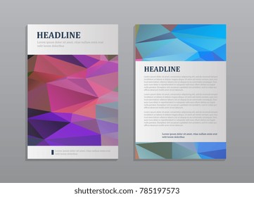 Bochure vector template