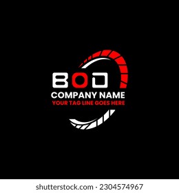 BOD letter logo creative design with vector graphic, BOD simple and modern logo. BOD luxurious alphabet design  