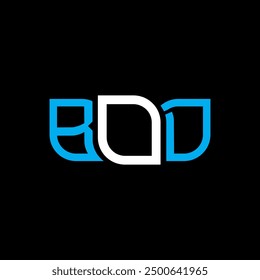 BOD logo design, BOD simple and modern logo. BOD luxurious alphabet design  