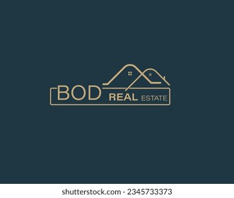 BOD Real Estate and Consultants Logo Design Vectors images. Luxury Real Estate Logo Design