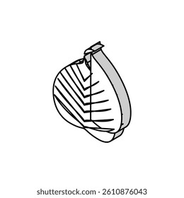 bodhi leaf buddhism isometric icon vector. bodhi leaf buddhism sign. isolated symbol illustration