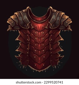 Body armor for a knight or war for games