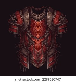 Body armor for a knight or war for games