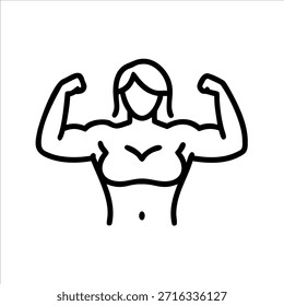 Body Builder Fitnessstudio Freaks, Vektorlogo auf weißem Hintergrund
