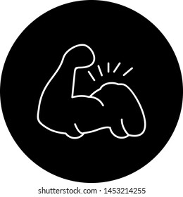 Body builder icon for your project
