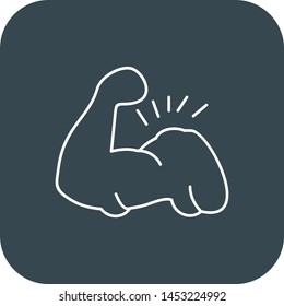 Body builder icon for your project
