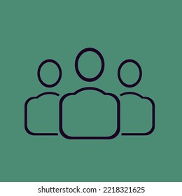body builder line icon, outline people and solid vector illustration, linear pictogram group 