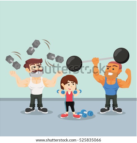 body builder showing off their strength