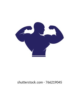 Body Builder Vector Design Illustration