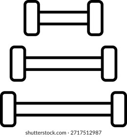 Vektorsymbol des Body Builder. Kann für Druck-, Mobil- und Web-Anwendungen verwendet werden.
