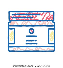 body butter doodle icon sketch vector. body butter sign. isolated symbol illustration