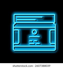 body butter neon light sign vector. body butter illustration