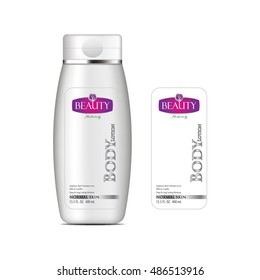 body care cosmetics designs collection. Packaging templates.