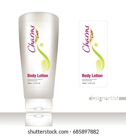 body care cosmetics designs collection. Packaging templates. charms body wash gold label